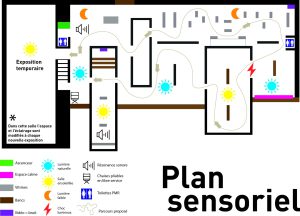 plan sensoriel musée soulages 2024